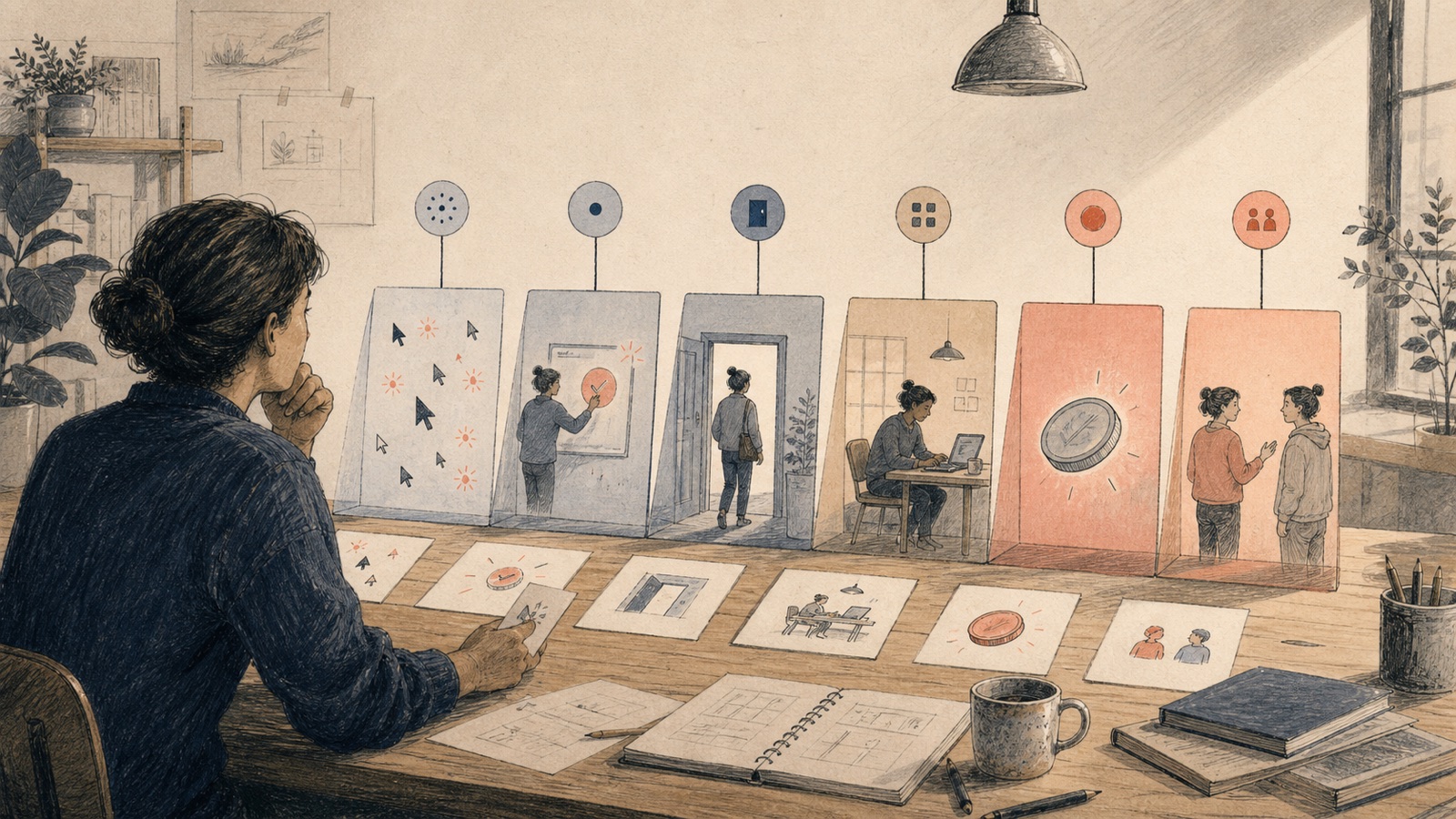 A founder sorting evidence from initial attention through repeat use, payment, and referral